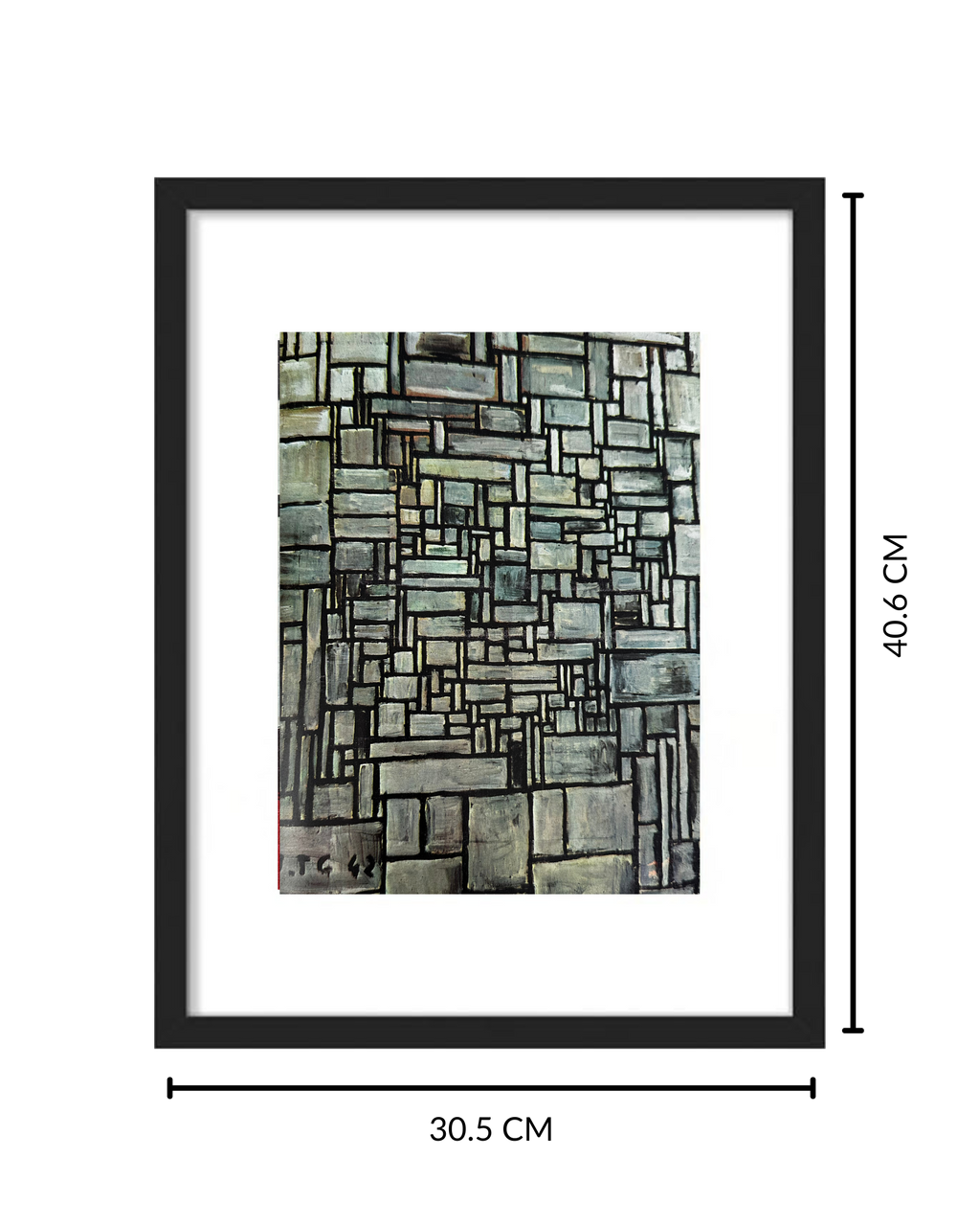 Print Arte Constructivo Con Marco - Torres García