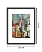 Print Paisaje de Ciudad Con Marco - Torres García