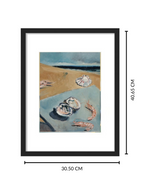Print Natura Morta Marina con Scampi con Marco - Filippo De Pisis