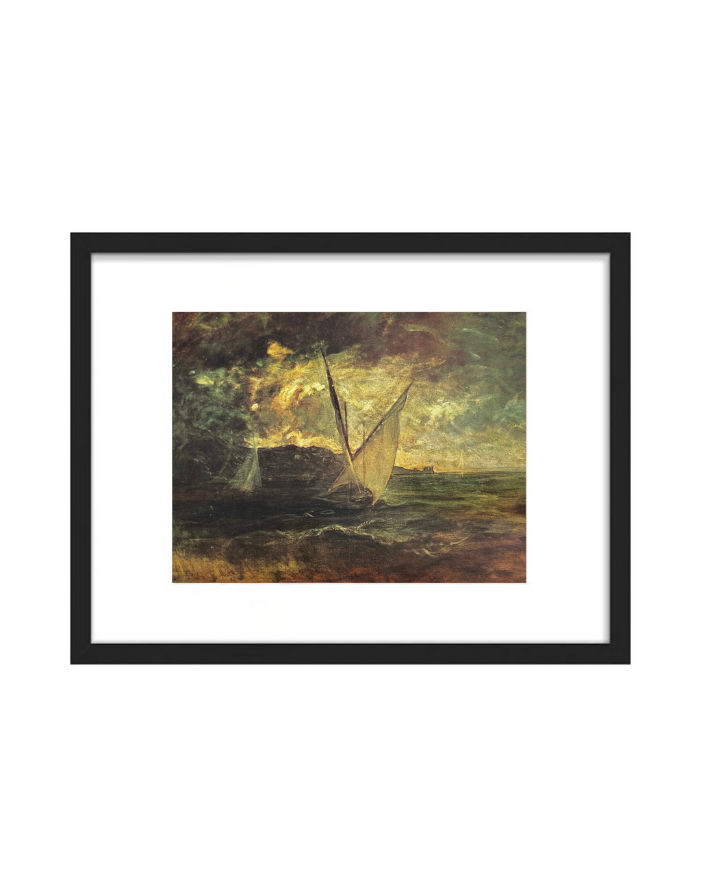 Print Marina en Borrasca Con Marco - Fontanesi