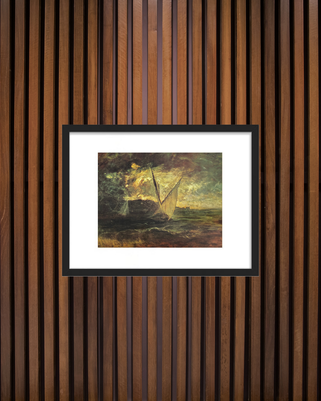 Print Marina en Borrasca Con Marco - Fontanesi