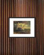 Print Marina en Borrasca Con Marco - Fontanesi