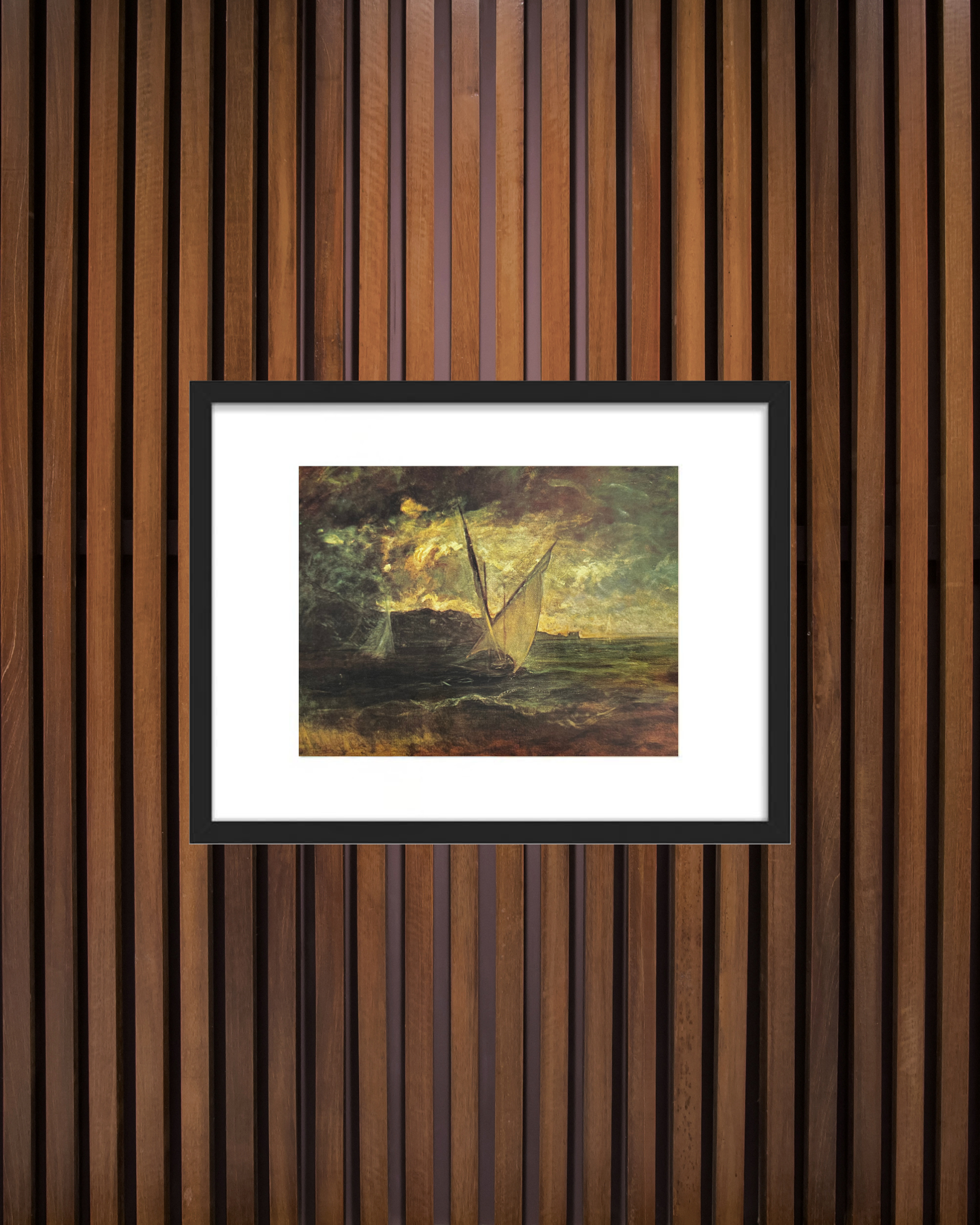 Print Marina en Borrasca Con Marco - Fontanesi