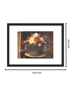 Print Flores Con Marco - Fontanesi