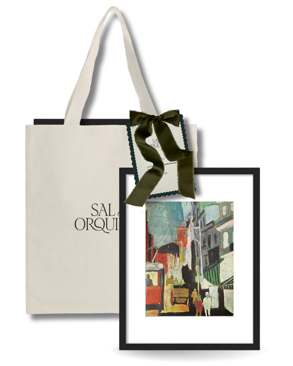 Print Retrato Constructivo Con Marco - Torres García